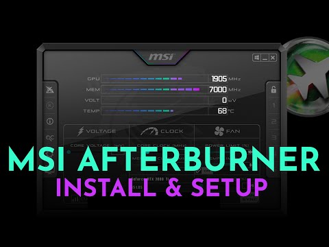 How To Setup MSI Afterburner &amp; On Screen Display (2021)