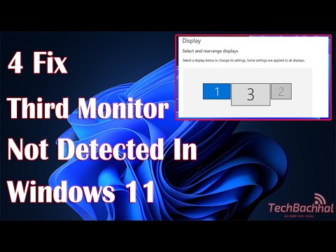 How to Fix Third Monitor Not Detected in Windows 11 | Step-by-Step Tutorial