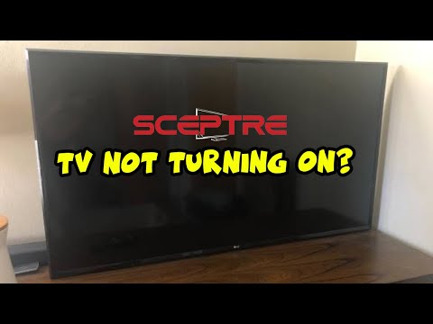 How to Fix Your Sceptre TV That Won&#039;t Turn On - Black Screen Problem