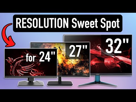 Best Monitor Resolution &amp; Size [24 vs 27 vs 32 inch Monitor] 1080p, 1440p, 4K