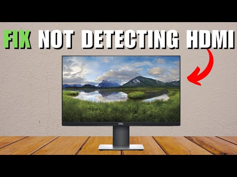 Dell Monitor Not Detecting HDMI/No HDMI Signal From Your Device