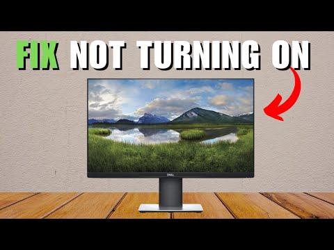 DELL Monitor Not Turning On - How To Fix