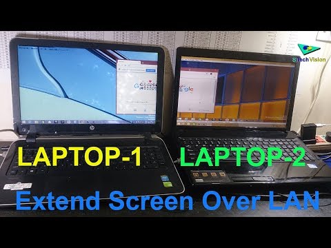 Extend Laptop Screen Over LAN to Another Laptop || SPACEDESK