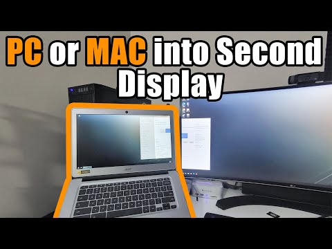 Turn your PC or Mac into a second display