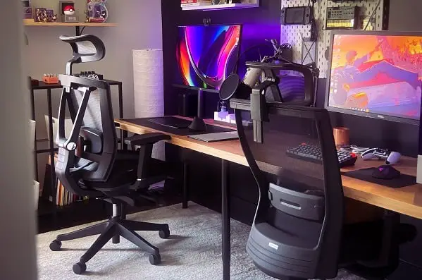 ideal height for gaming chair