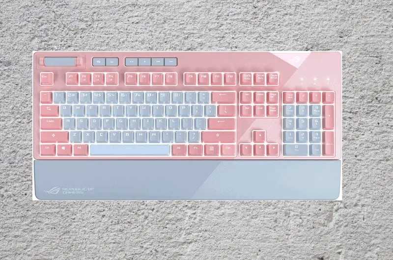 pink gaming keyboard