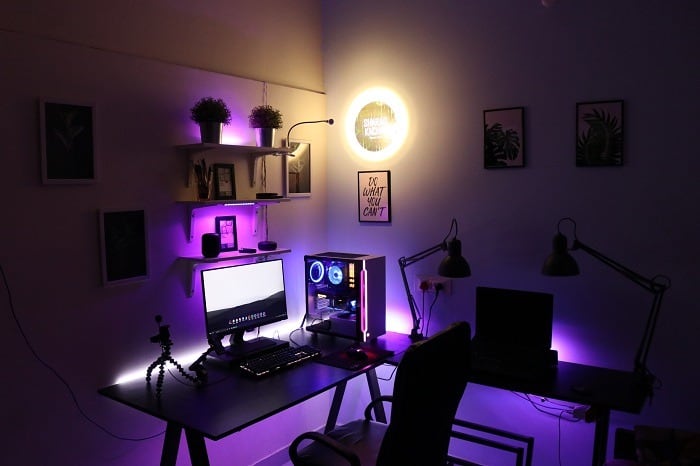 ideal desk height for gaming