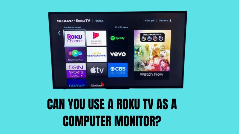 Can You Use A Roku TV As A Computer Monitor?