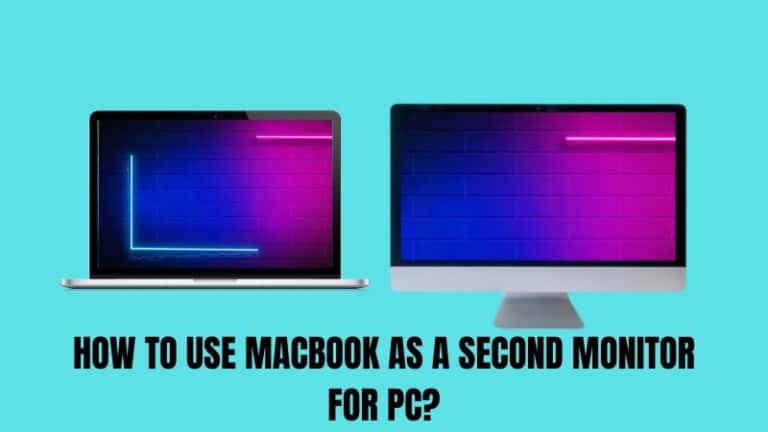 How to Use MacBook as a Second Monitor for PC