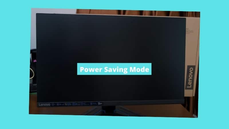 lenovo monitor power saving mode