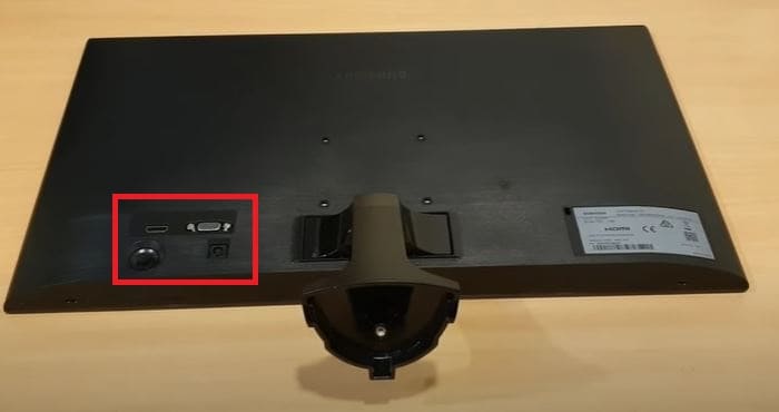 samsung monitor power switch