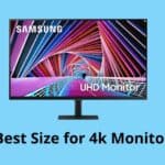 Best Size for 4k Monitor