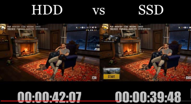 ssd vs hdd in gaming