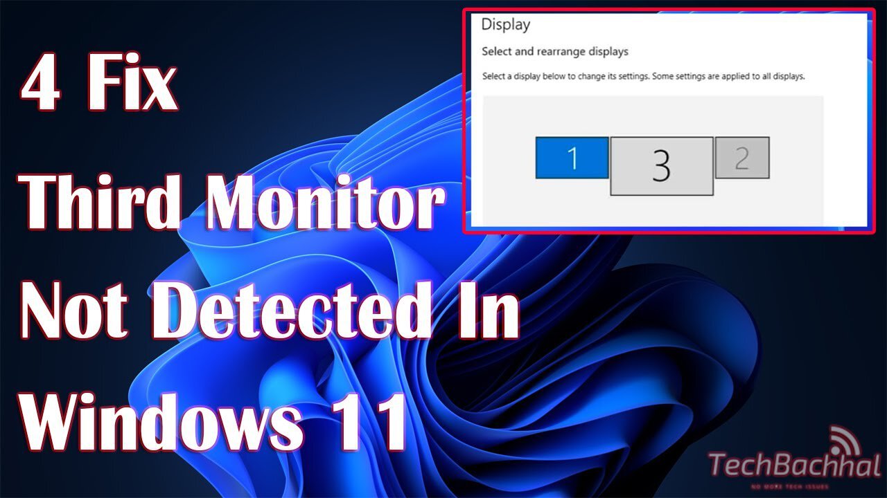 Third Monitor Not Detected Windows 11