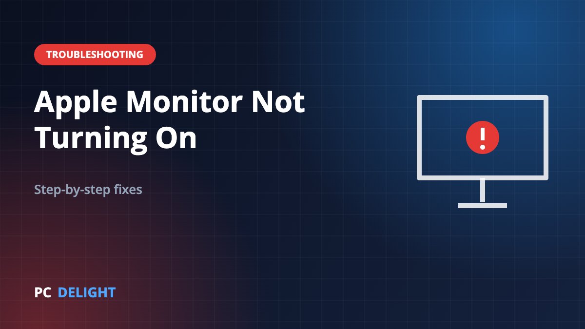 Apple Monitor Not Turning On